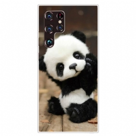 Kryt Na Samsung Galaxy S22 Ultra 5G Flexibilní Panda