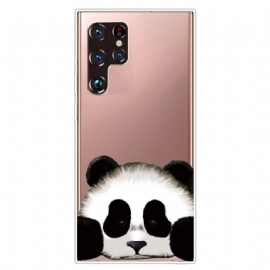 Kryt Na Samsung Galaxy S22 Ultra 5G Průhledná Panda