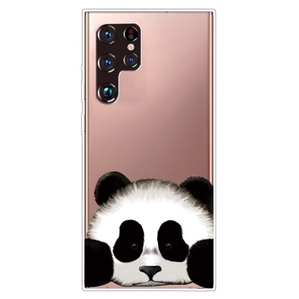 Kryt Na Samsung Galaxy S22 Ultra 5G Průhledná Panda