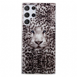 Kryty Na Mobil Na Samsung Galaxy S22 Ultra 5G Fluorescenční Leopard