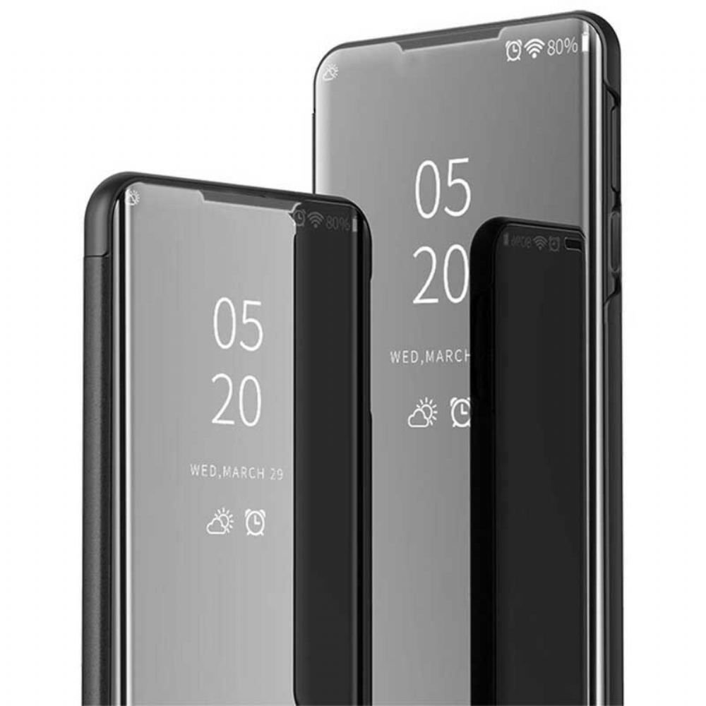 Kryty Na Mobil Na Samsung Galaxy M51 Zrcadlo A Umělá Kůže