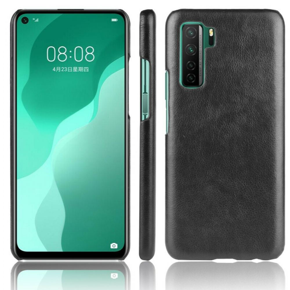 Kryty Na Mobil Na Huawei P40 Lite 5G Litchi Performance Leather Effect