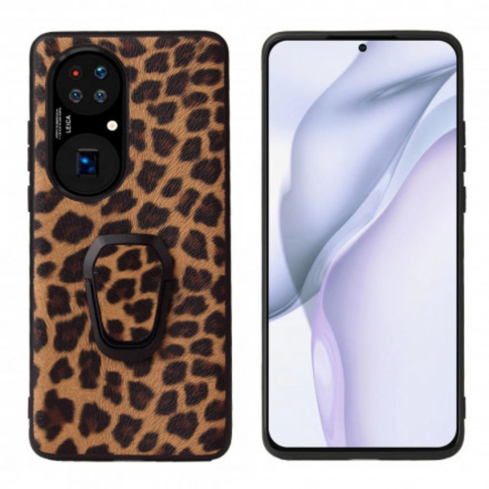 Kryt Na Huawei P50 Kroužek Ve Stylu Leoparda