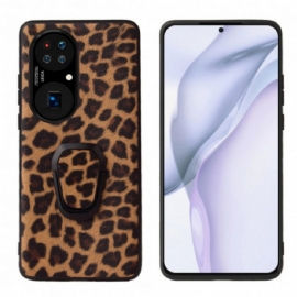 Kryt Na Huawei P50 Kroužek Ve Stylu Leoparda