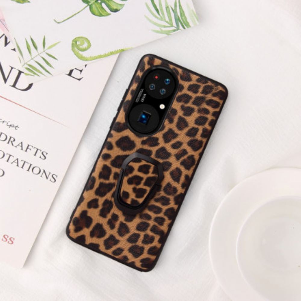 Kryt Na Huawei P50 Kroužek Ve Stylu Leoparda