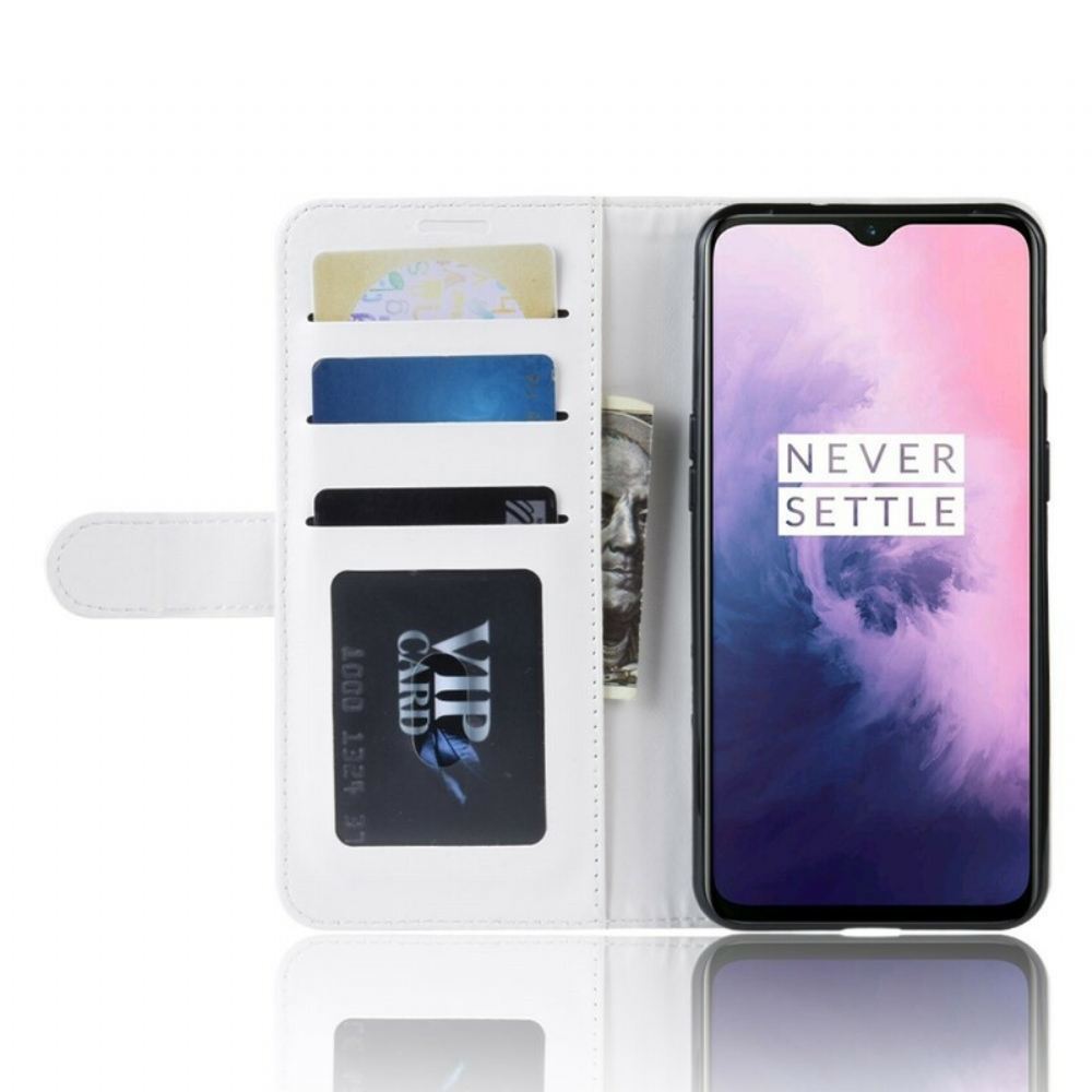 Flipové Pouzdro Na OnePlus 7 Prémiová Umělá Kůže