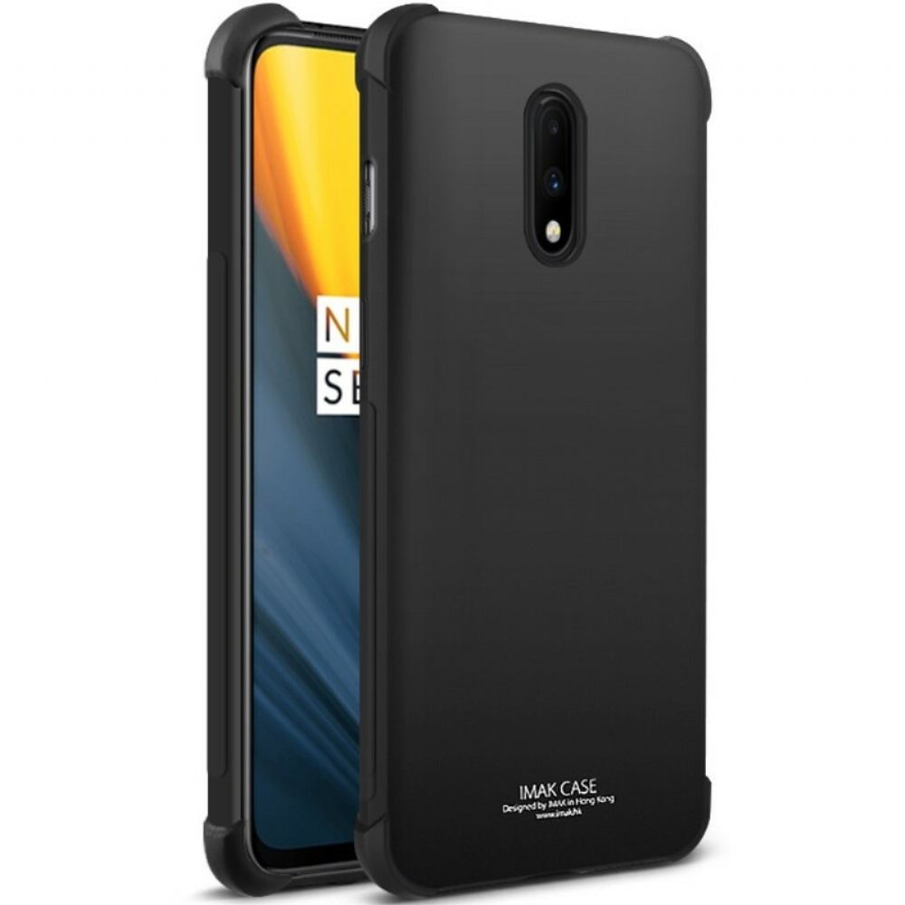 Kryt Na OnePlus 7 Flexibilní Silikon S Fólií Pro Obrazovku Imak