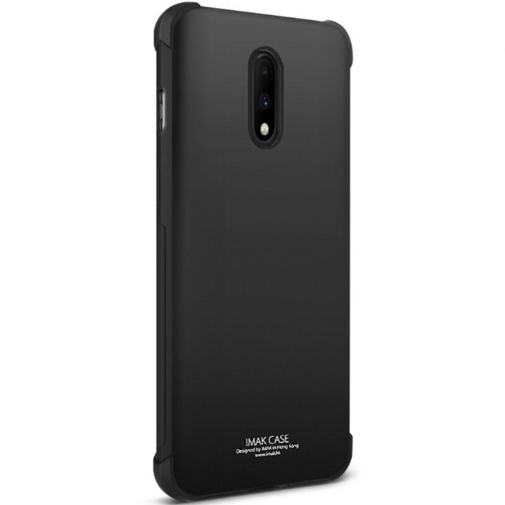 Kryt Na OnePlus 7 Flexibilní Silikon S Fólií Pro Obrazovku Imak