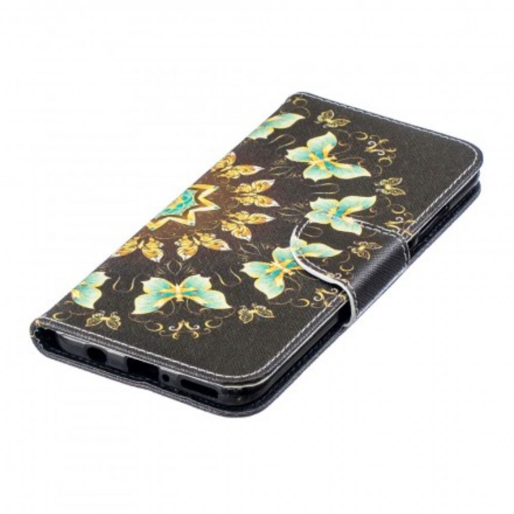 Flipové Pouzdro Na Huawei P30 Lite Motýlí Mandala