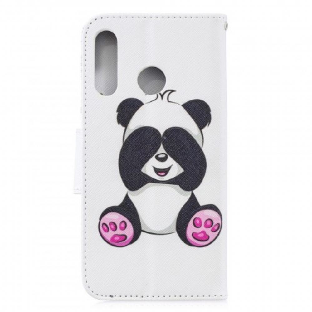 Flipové Pouzdro Na Huawei P30 Lite Panda Zábava