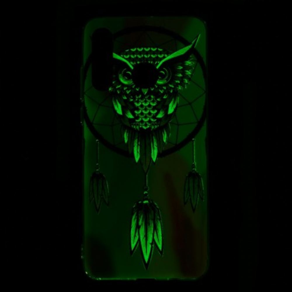 Kryt Na Huawei P30 Lite Fluorescenční Lapač Snů Sovy