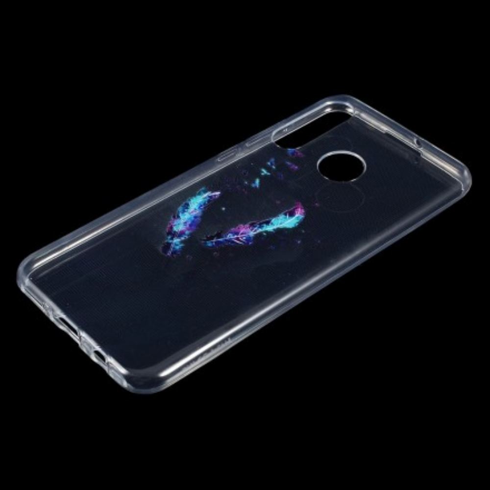 Kryt Na Huawei P30 Lite Průhledné Peří