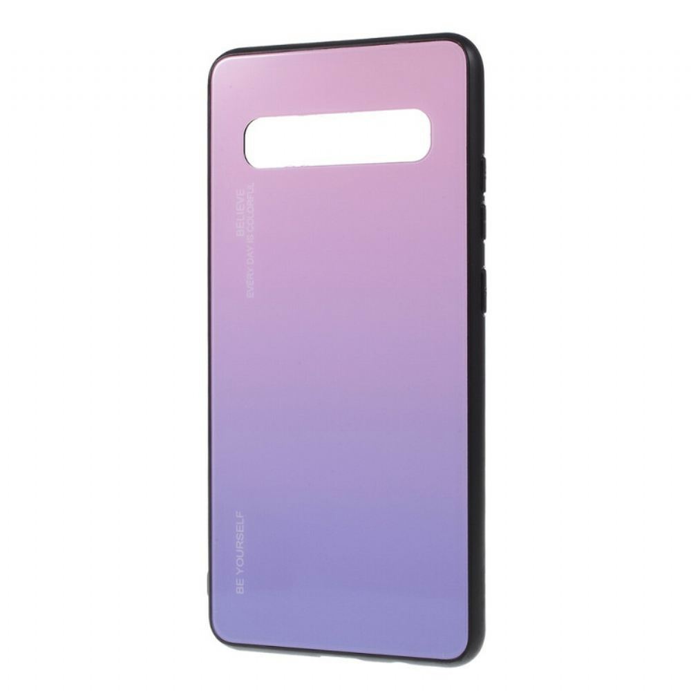 Kryt Na Samsung Galaxy S10 5G Tvrzené Sklo Buďte Sami Sebou