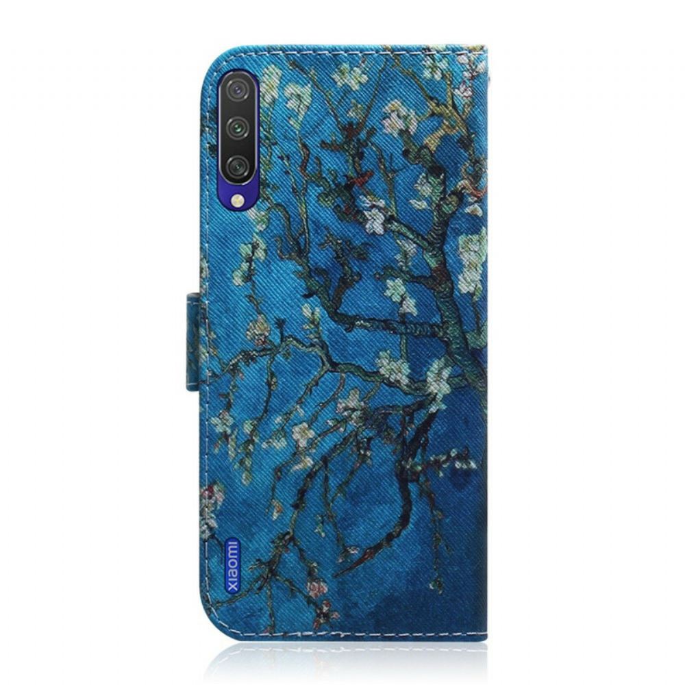 Kožené Pouzdro Na Xiaomi Mi A3 Kvetoucí Větve