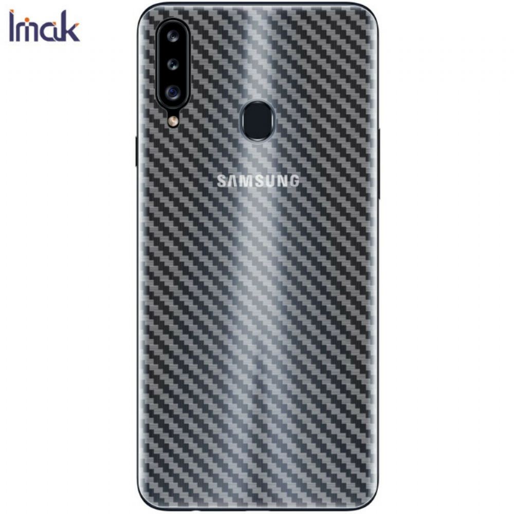 Zadní Ochranná Fólie Pro Samsung Galaxy A20S Carbon Style Imak