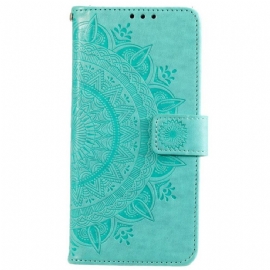 Flipové Pouzdro Na Xiaomi 12 Pro Na Lana Strappy Sun Mandala