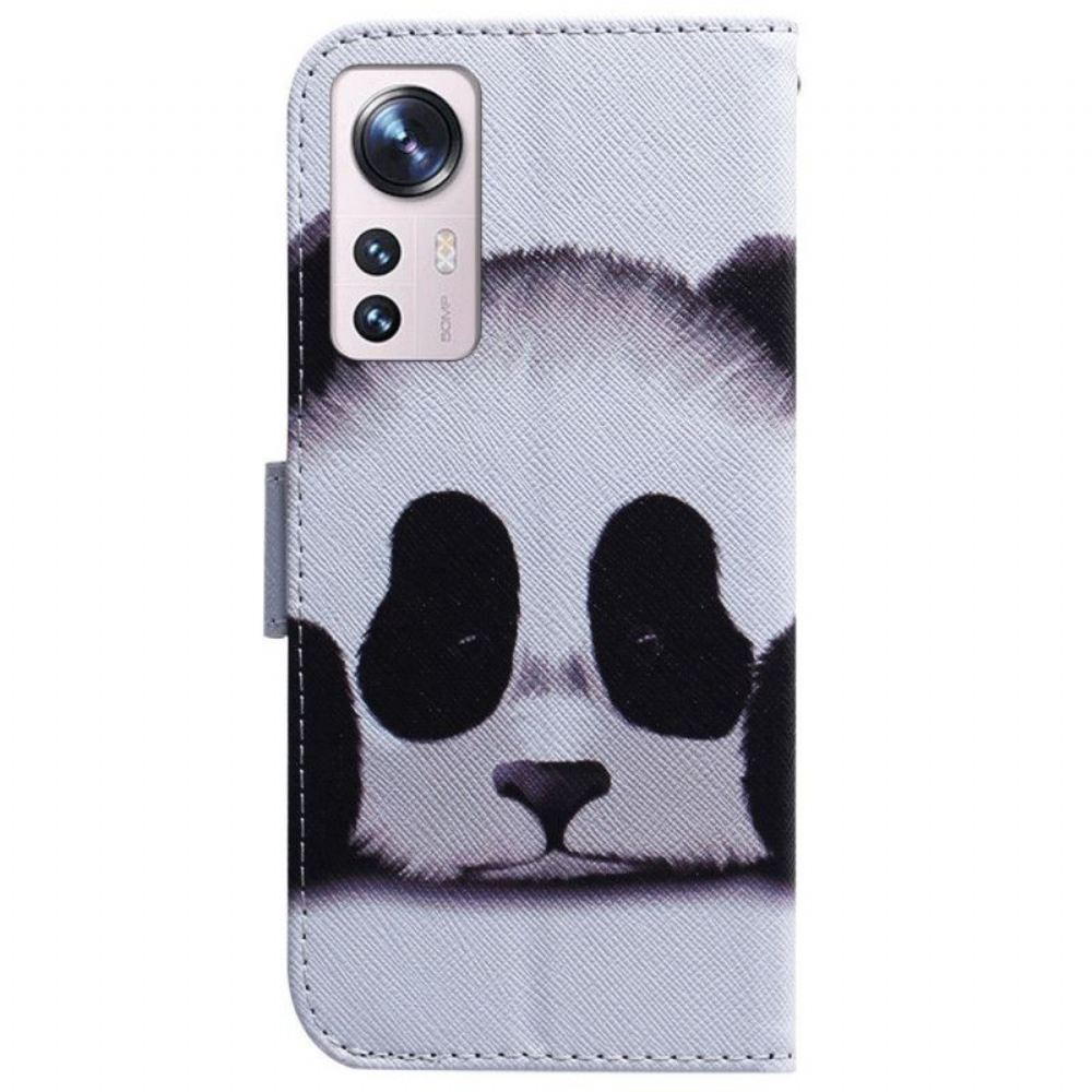 Flipové Pouzdro Na Xiaomi 12 Pro Panda