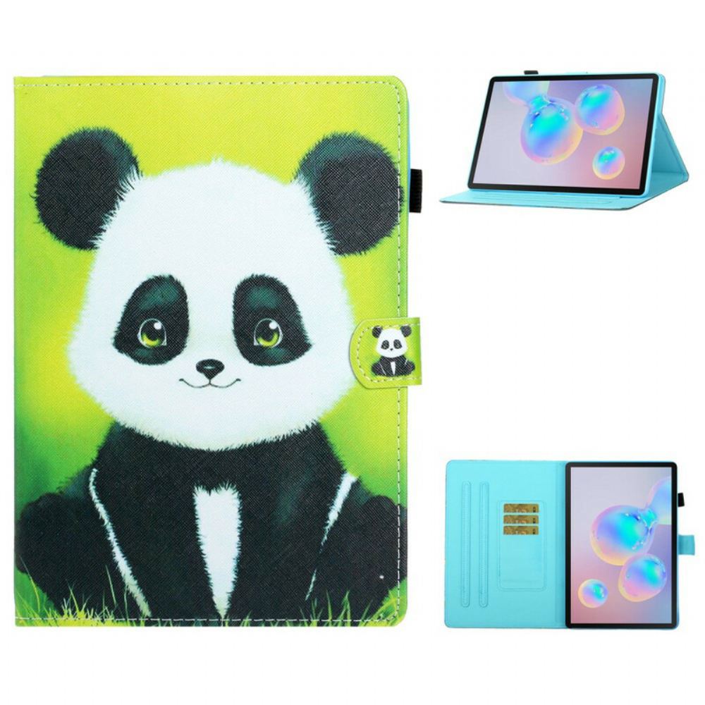 Flipové Pouzdro Na Samsung Galaxy Tab S7 / Tab S8 Roztomilá Panda