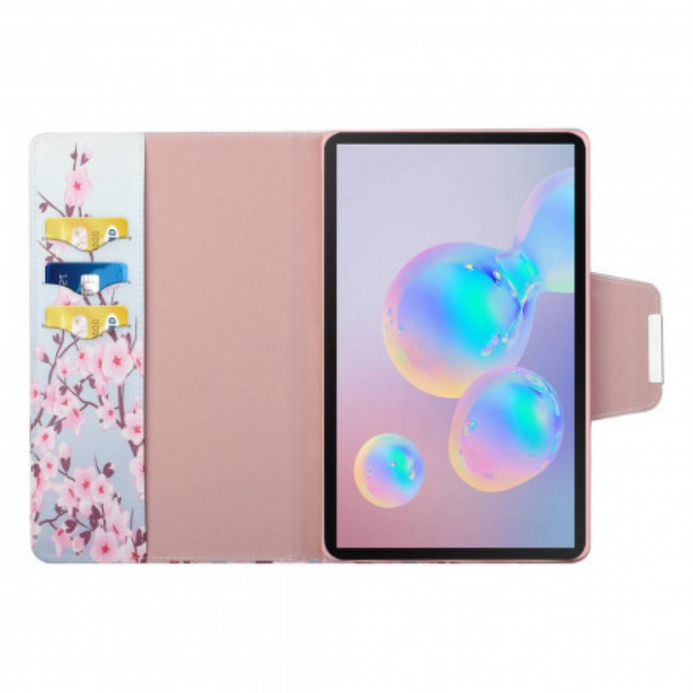 Flipové Pouzdro Na Samsung Galaxy Tab S7 / Tab S8 Sakura