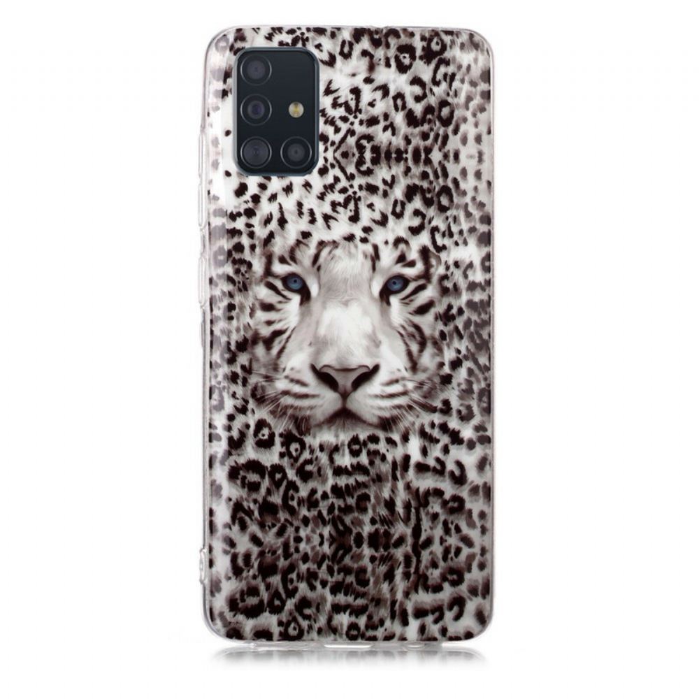 Kryt Na Samsung Galaxy A51 Fluorescenční Leopard