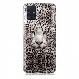 Kryt Na Samsung Galaxy A51 Fluorescenční Leopard