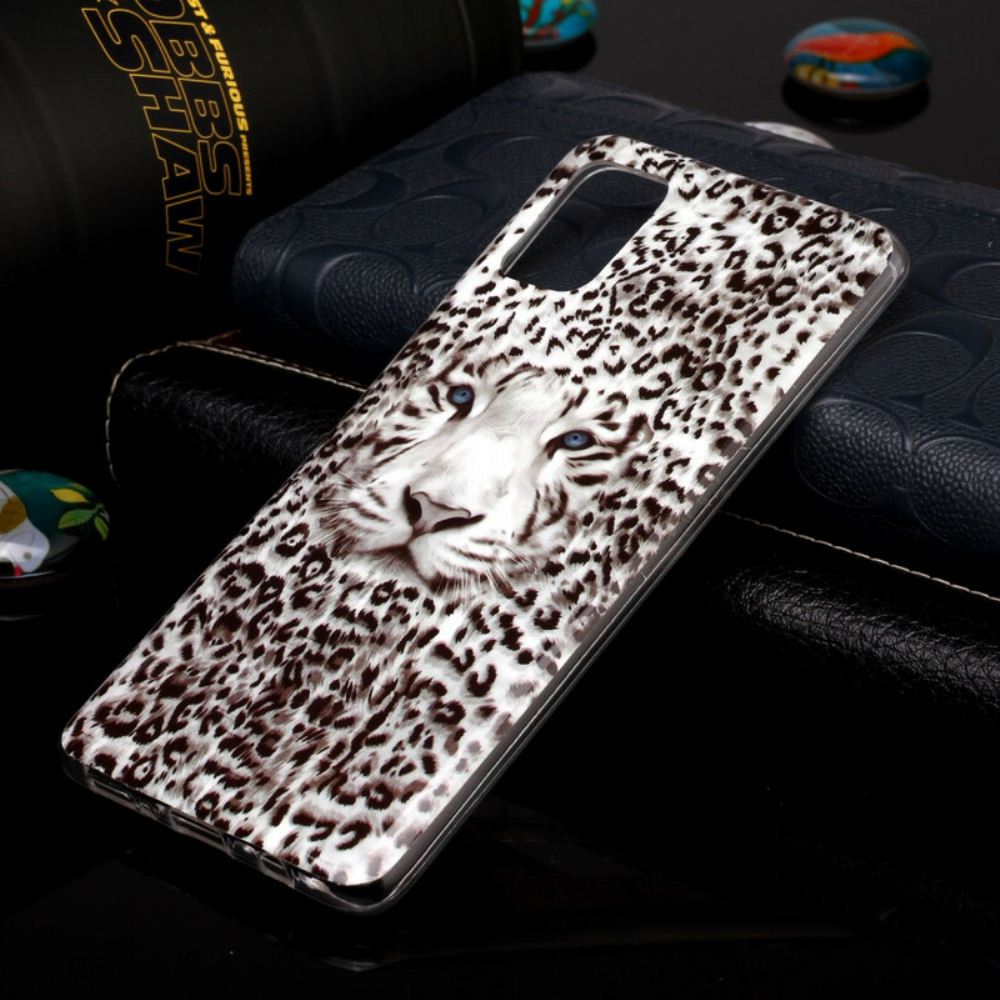 Kryt Na Samsung Galaxy A51 Fluorescenční Leopard