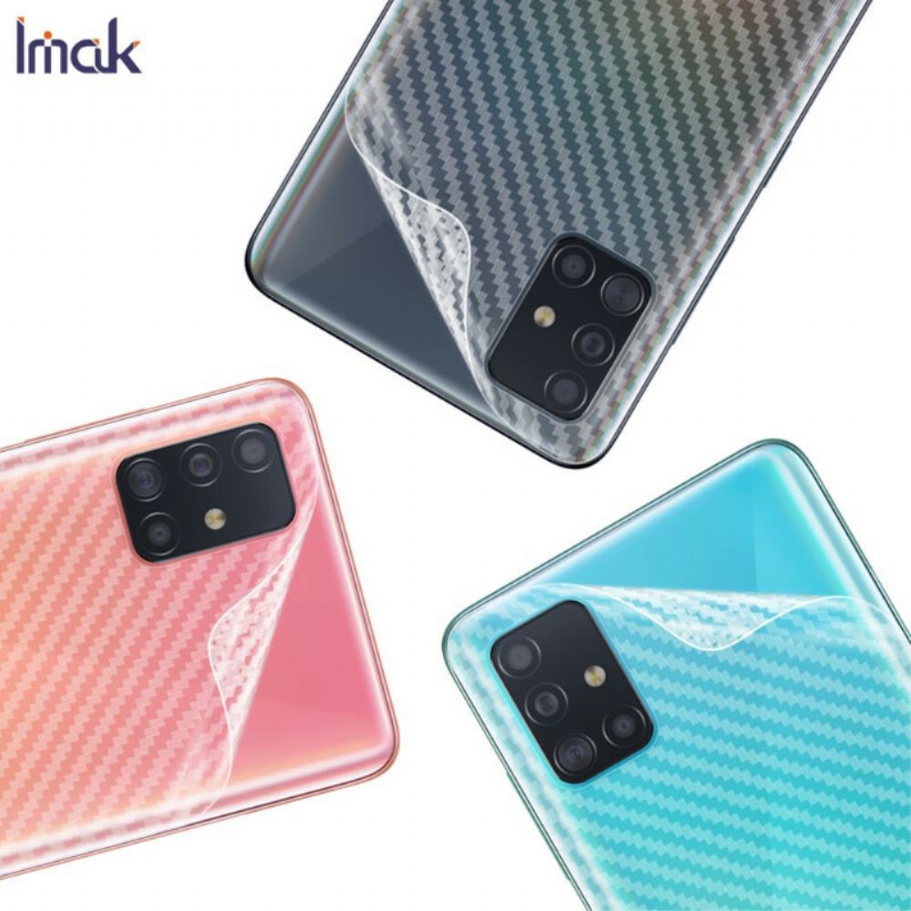 Zadní Ochranná Fólie Pro Samsung Galaxy A51 Carbon Style Imak