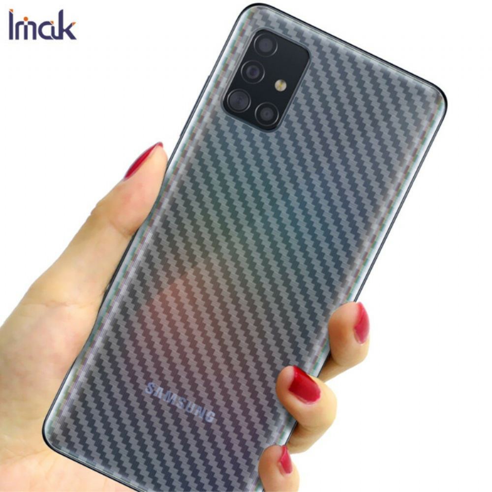 Zadní Ochranná Fólie Pro Samsung Galaxy A51 Carbon Style Imak