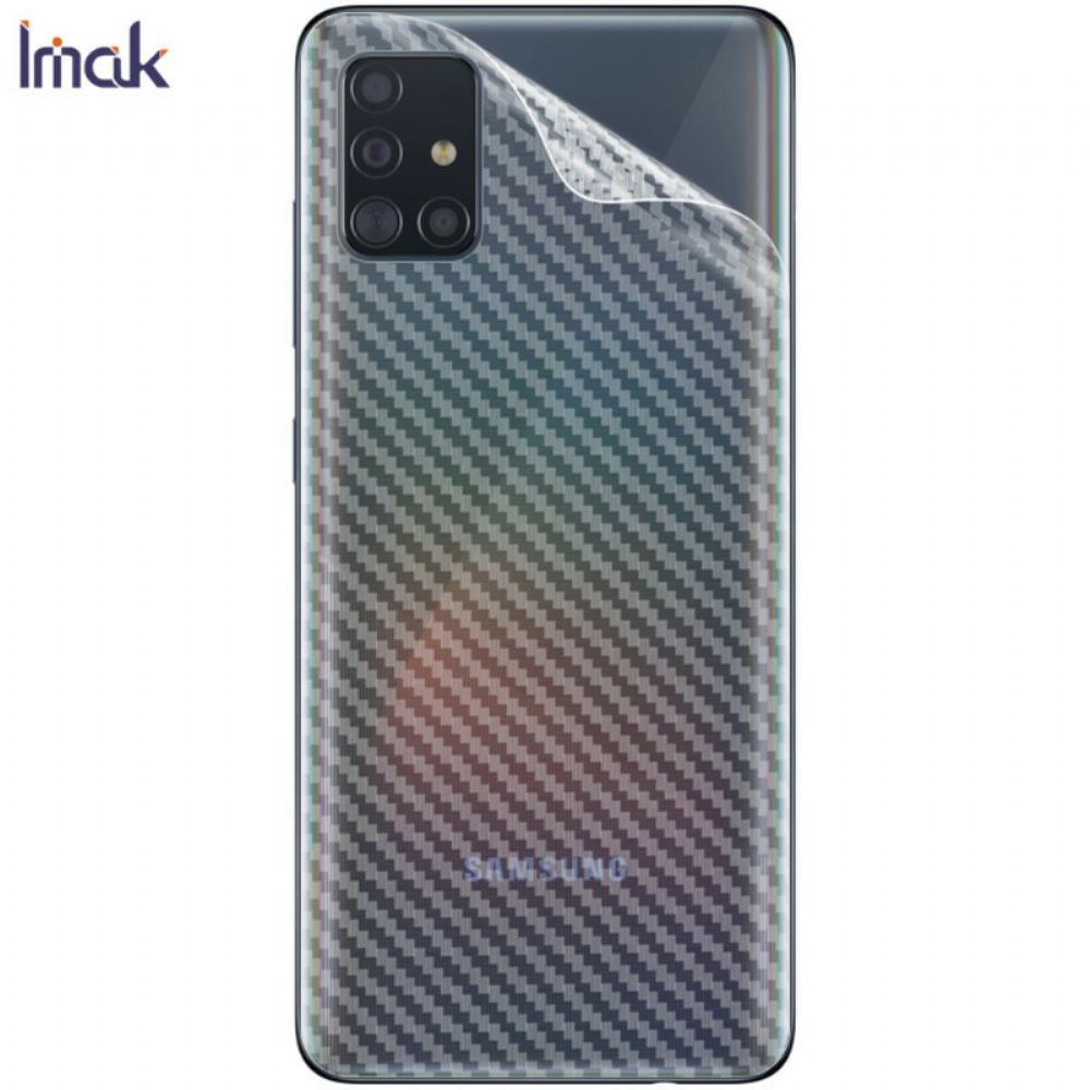 Zadní Ochranná Fólie Pro Samsung Galaxy A51 Carbon Style Imak