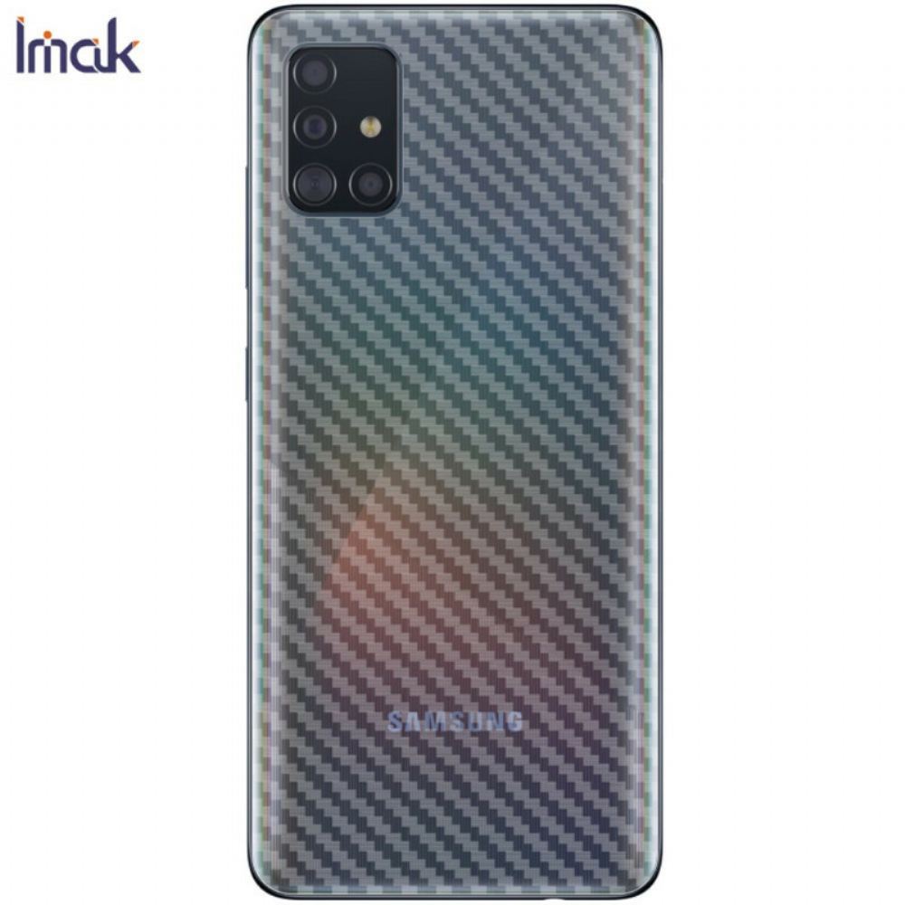 Zadní Ochranná Fólie Pro Samsung Galaxy A51 Carbon Style Imak